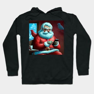 Thoroughly Modern Santa Hoodie